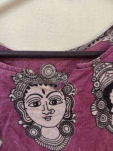 Printed Purple Blouse