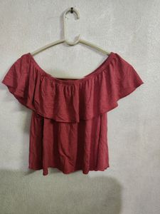 Women Peach Colour Top