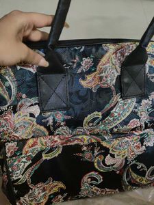Big Size Embroidered Handbag New With Tag
