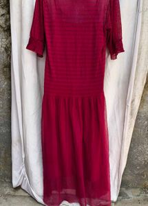 I. Elegant Red Midi Dress