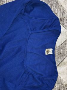 Blue Long Sleeve Top