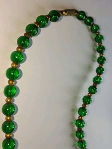A beautiful green necklace