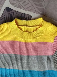 Striped Knit Top
