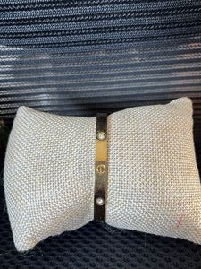 free size Gold-tone Bangle with Gemstones