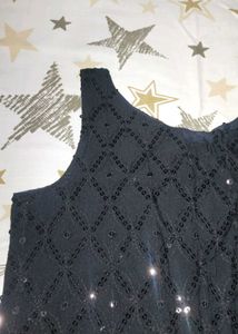 Black Kurti with Sequins