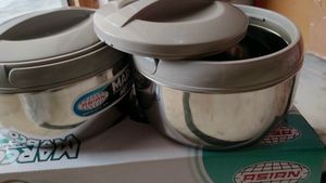 ASIAN Stainless Steel Insulated Hot Pot Casserole