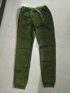 Green Boys Joggers