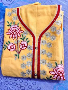 Yellow Suit Fabric