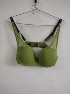 Lime Green Padded Bra