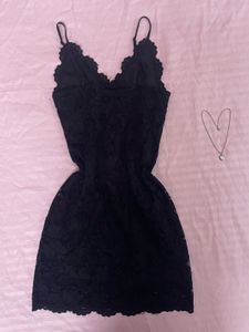 Lace Mini Slip Dress