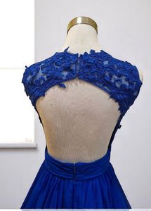 La Femme Royal Blue Cocktail Dress