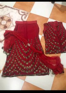 Beautiful Kurti ,Choli And Lehnga With Duptta