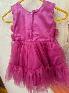 Adorable Pink Flower Girl Dress