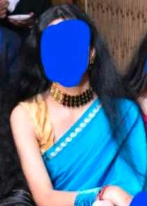 Golden Black Choker necklce set