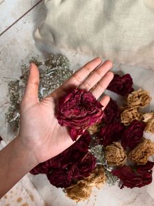 Vintage Journalling Dried Flowers