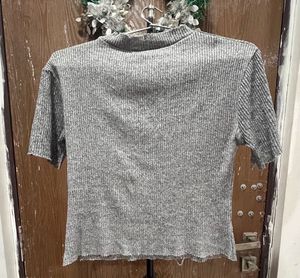 Knitted Style cotton T-shirt, lightweight