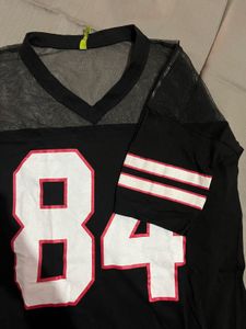 Mesh Number Graphic Tee