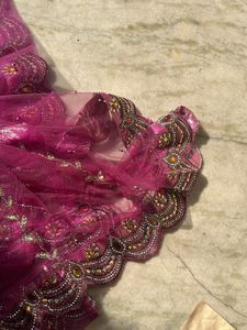 Ready To Wear Gorgeous Fuschia Saree
