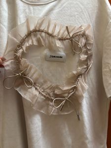 White Oversize Love T Shirt