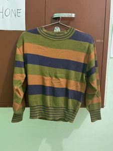 Striped Knit Sweater