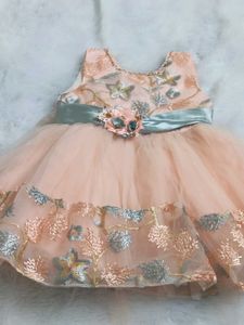 Prity Peach Dress