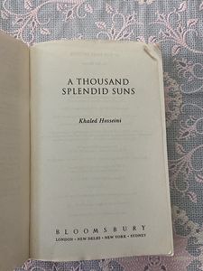 A Thousand Splendid Suns