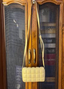 Yellow Quilted Sling Bag