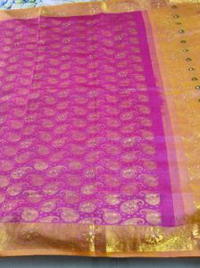 Pink Korvai Kanchipuram Silk With Patli Pallu