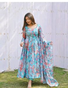 Fixed Price Gown With Dupatta New And Unused