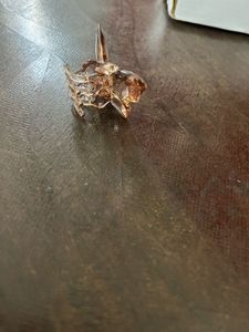 Swarovski Rose Gold Apple Ornament