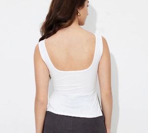 SAVANA Side Slit Sleeveless Top