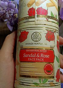 Khadi Natural Sandal & Rose Face Pack
