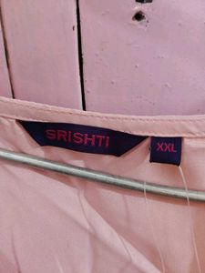 Shrishti Brand New Pink Embroidered Kurti