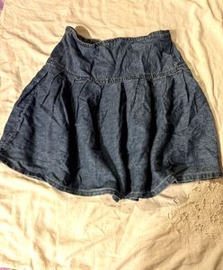 Cute Denim Mini Skirt