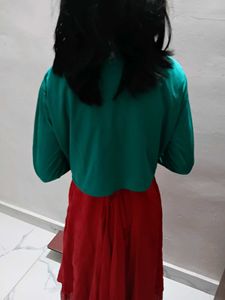 Green Cropped Jacket
