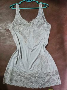 Vintage Lace Trim Slip Lingerie