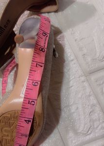 Elegant Sparkly silver heels