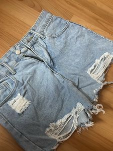 Light Denim Shorts