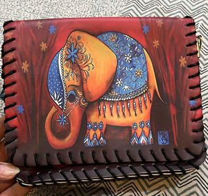 Elephant Art Clutch