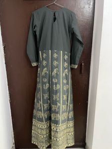 Designed Grey Kurta