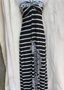 111611. Striped Maxi Dress