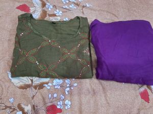 Kantha Work Suit