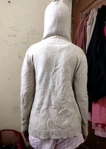 Beige Sweater Hoodie