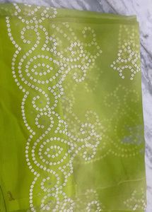 Green Bandhani Dupatta
