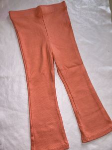 Ribbed Peach Leggings