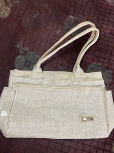 Cream Colour Handbag