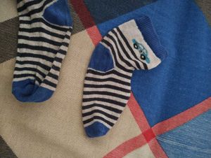 Baby Girl/Boy Car Printed Stripped Socks