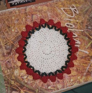 Handmade Crochet Flower Coaster
