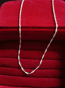 Pure Silver Sterling Rope Chain 20 Inch