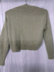 Vintage Fuzzy Knit Cardigan